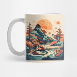 Japanese landscape Mug